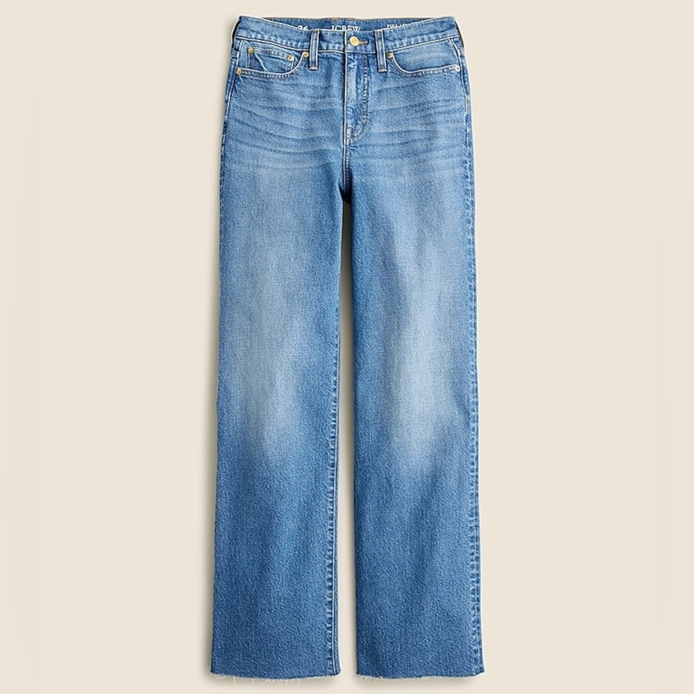 Jcrew Slim Wide Leg Jean, size 27P